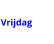 Vrijdag