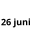 26 juni