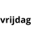 vrijdag
