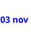 03 nov
