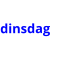 dinsdag